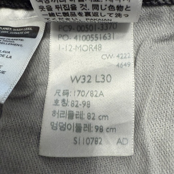 Levis 501 button fly jeans men's 32x30 black original fit straight y2k grunge‎ - Picture 13 of 13